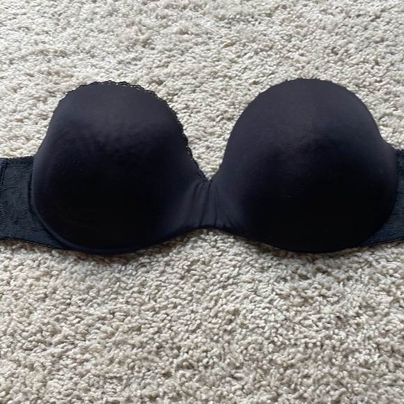 Vanity Fair Women's Gel Touch Padded Strapless Push Up Bra 36C - Picture 3 of 6